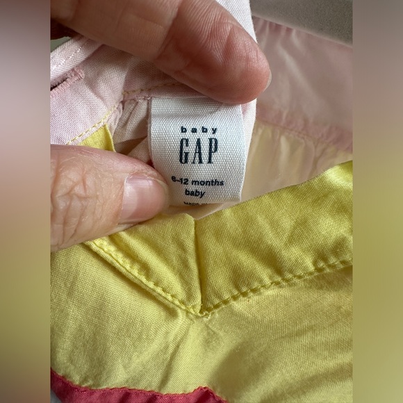 GAP color block sundress with bloomers size 6-12 months - Picture 2 of 3